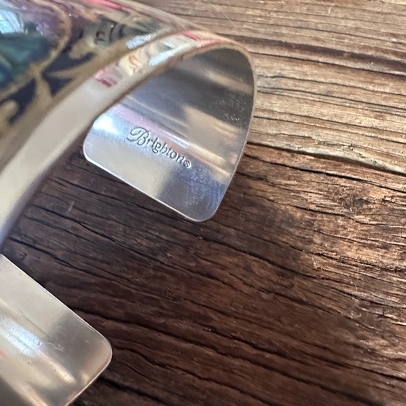 Brighton 💙 Mosaic Enamel Wide Cuff Bracelet - Retired - Picture 5 of 6